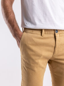 IMPERIAL Pantalone chinos in cotone pesante P640314290 Biscotto (3)