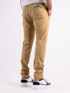 IMPERIAL Pantalone chinos in cotone pesante P640314290 Biscotto (5)