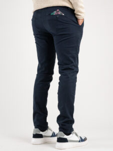 IMPERIAL Pantalone chinos in cotone pesante P640314290 Blu (1)
