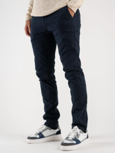 IMPERIAL Pantalone chinos in cotone pesante P640314290 Blu (2)