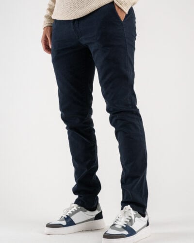 IMPERIAL Pantalone chinos in cotone pesante P640314290 Blu 2 Saldi