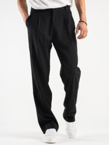 IMPERIAL Pantalone da abito baggy PD3MGAP Nero (2)