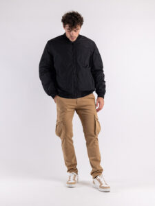 ONLY&SONS Bomber con zip e colletto in maglia JOSHUA 22023287 Black (5)