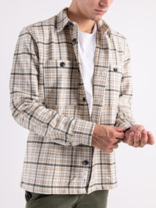 ONLY&SONS Camicia in twill con tasche frontali DAVID 22026310 Antique White (3)