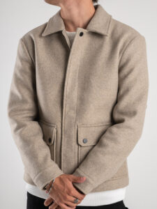 ONLY&SONS Cappotto corto con tasche frontali CONNOR 22025735 Silver LiningMelange (7)