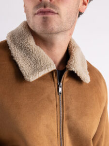 ONLY&SONS Ecomontone con zip ROYCE 22026162 Toasted Coconut (5)