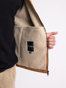 ONLY&SONS Ecomontone con zip ROYCE 22026162 Toasted Coconut (7)