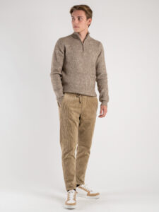 ONLY&SONS Maglione cardigan con zip al collo TEGAN REG 5 Vintage Kakhi (2)