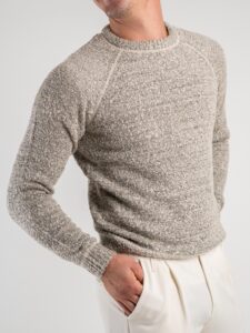 ONLY&SONS Maglione girocollo con cucitura raglan JAM 22027682 Silver Lining (3)