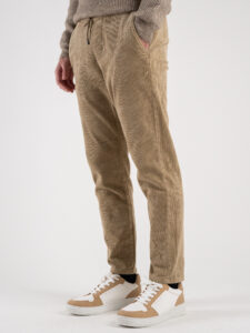 ONLY&SONS Pantalone cropped in velluto a costine con coulisse LINUS 22019912 Chinchilla (2)