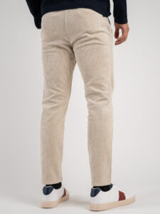 ONLY&SONS Pantalone cropped in velluto a costine con coulisse LINUS 22019912 Silver Lining (4)