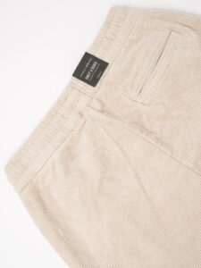 ONLY&SONS Pantalone cropped in velluto a costine con coulisse LINUS 22019912 Silver Lining (5)