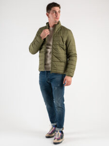 ONLY&SONS Piumino di mezza stagione con collo a coreana BRON 22025686 Winter Moss (2)
