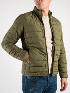 ONLY&SONS Piumino di mezza stagione con collo a coreana BRON 22025686 Winter Moss (4)