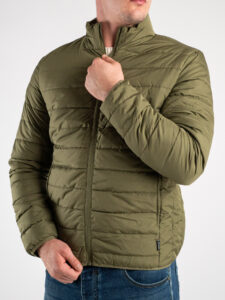 ONLY&SONS Piumino di mezza stagione con collo a coreana BRON 22025686 Winter Moss (5)
