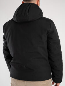 OVER-D Bomber reversibile con cappuccio OE1F2W3J02 NeroBordeaux (1)