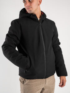 OVER-D Bomber reversibile con cappuccio OE1F2W3J02 NeroBordeaux (6)