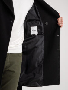 OVER-D Cappotto modello trench con cintura e doppio petto OE1F2W3K05 Nero (3)
