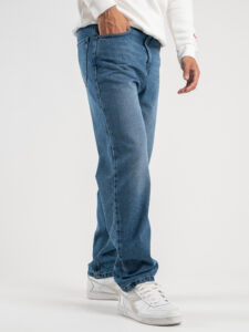 OVER-D Jeans lavaggio medio baggy LONDRA OE1F2W3D18 Azzurro1