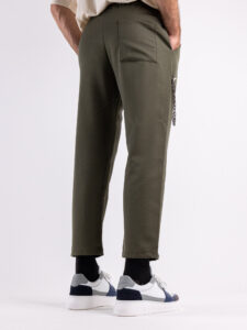 Pantalaccio corto alla caviglia con coulisse e catenella removibile MAN CITY INV Verde (5)