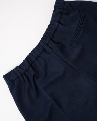 Pantalone chinos morbido con coulisse e bottone in vita BARCELLONA Blu 1 1 ESTASI Pantalone chinos morbido con coulisse e bottone in vita BARCELLONA INV Blu