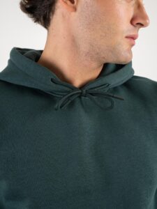 SUPERCULTURE Felpa con cappuccio felpata t.unita con logo sul polso JOY-Z Bosco2
