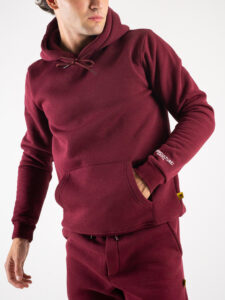 SUPERCULTURE Felpa con cappuccio felpata t.unita con logo sul polso JOY-Z Bosco5