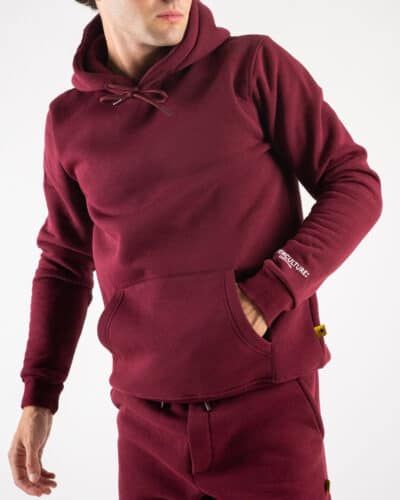 SUPERCULTURE Felpa con cappuccio felpata t.unita con logo sul polso JOY Z Bosco5 Nuovi Arrivi