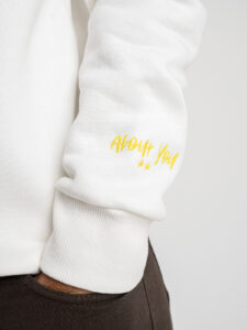 SUPERCULTURE Felpa girocollo felpata GIN TONIC THERAPY A772 Off White (5)