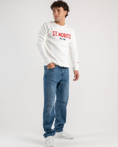 SUPERCULTURE Felpa girocollo felpata ST.MORITZ A770 Off White1 SUPERCULTURE SUPERCULTURE Felpa girocollo felpata ST.MORITZ A770 Off White