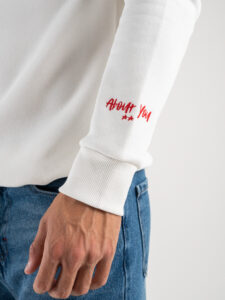 SUPERCULTURE Felpa girocollo felpata ST.MORITZ A770 Off White5
