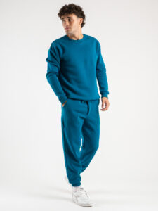 SUPERCULTURE Felpa girocollo felpata t.unita con logo sul polso TEDDY-Z Cioccolato5