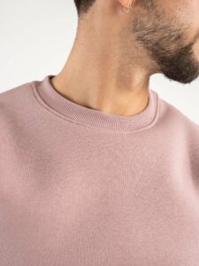 SUPERCULTURE Felpa girocollo felpata t.unita con logo sul polso TEDDY-Z Polvere4