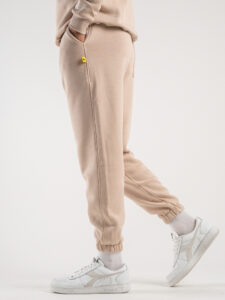 SUPERCULTURE Pantalone tuta con polsini JOG-Z Avorio3
