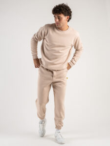 SUPERCULTURE Pantalone tuta con polsini JOG-Z Avorio5