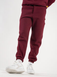 SUPERCULTURE Pantalone tuta con polsini JOG-Z Bordeaux1