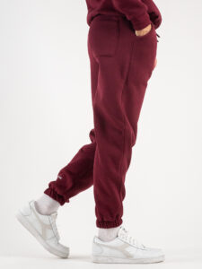 SUPERCULTURE Pantalone tuta con polsini JOG-Z Bordeaux2