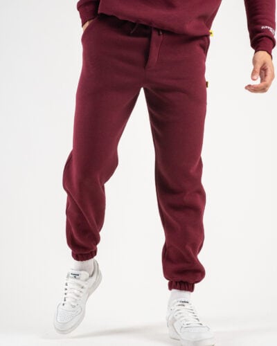 SUPERCULTURE Pantalone tuta con polsini JOG Z Bordeaux5 Nuovi Arrivi