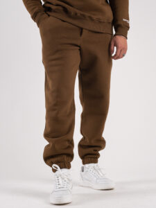 SUPERCULTURE Pantalone tuta con polsini JOG-Z Cioccolato1