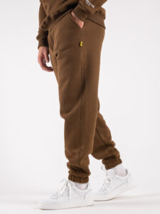 SUPERCULTURE Pantalone tuta con polsini JOG-Z Cioccolato2