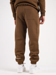SUPERCULTURE Pantalone tuta con polsini JOG-Z Cioccolato4