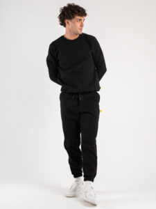 SUPERCULTURE Pantalone tuta con polsini JOG-Z Nero6