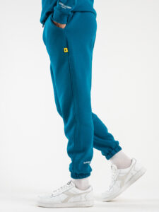 SUPERCULTURE Pantalone tuta con polsini JOG-Z Ottanio1