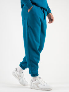 SUPERCULTURE Pantalone tuta con polsini JOG-Z Ottanio3