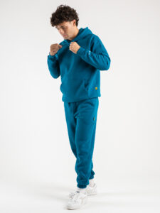 SUPERCULTURE Pantalone tuta con polsini JOG-Z Ottanio6