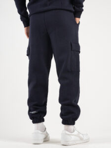SUPERCULTURE Pantalone tuta con polsini e tasconi laterali POSER-Z Blu4