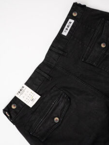 BERNA Pantalone basico invernale con pences 233194 Nero (5)