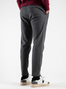ESTASI Pantalone comodissimo con pinces ed elastico in vita BECKHAM INV Guns (1)