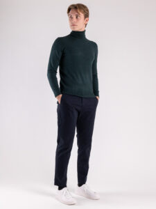 GIANNI LUPO Dolcevita tinta unita morbido in poliviscosa GL33500 Dark Green