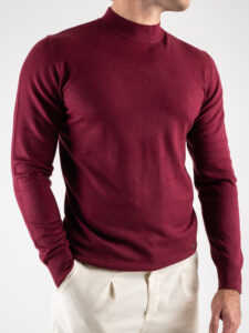 GIANNI LUPO Lupetto basico GL0032S Bordeaux (2)